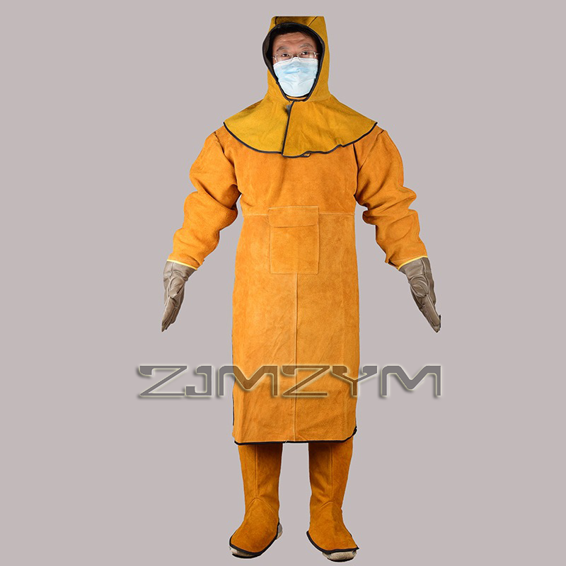 1Set Electric Welding Clothing - Leather Work Overalls recension och pris
