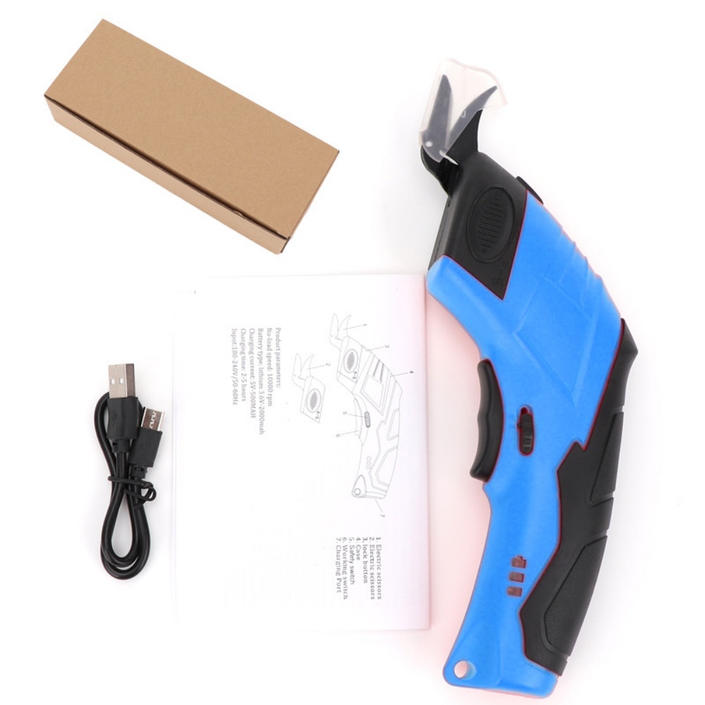 3.6V Electric Scissors Fabric  - Leatherwork Machine recension och pris