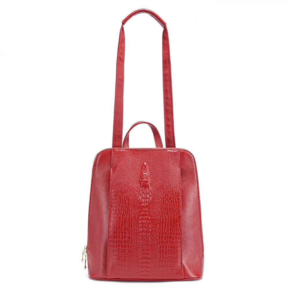 Zency 100% Genuine Leather Bac - Leather Work Womens Backpack recension och pris