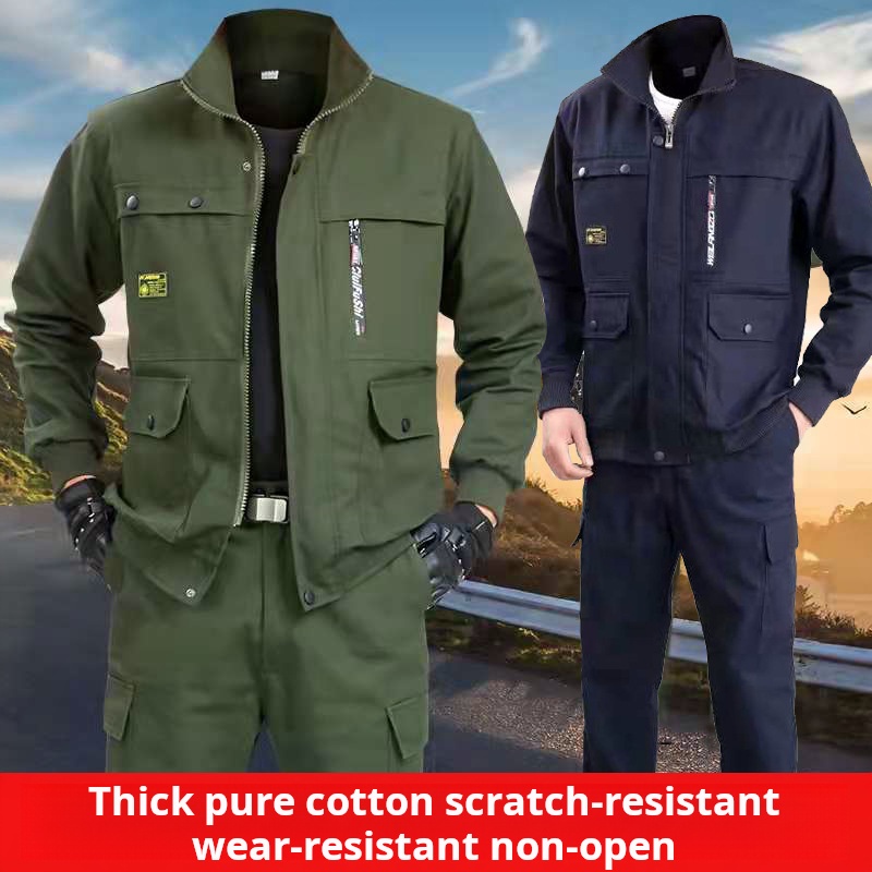 Men's Work Protective Clothing - Leather Work Overalls recension och pris