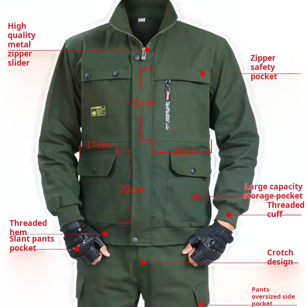 Men's Work Protective Clothing - Leather Work Overalls recension och pris