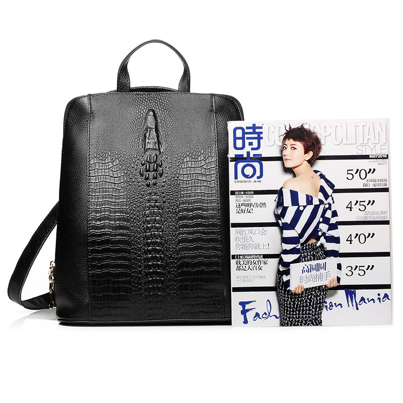 Zency Women's Crocodile Leathe - Leatherwork Bag recension och pris